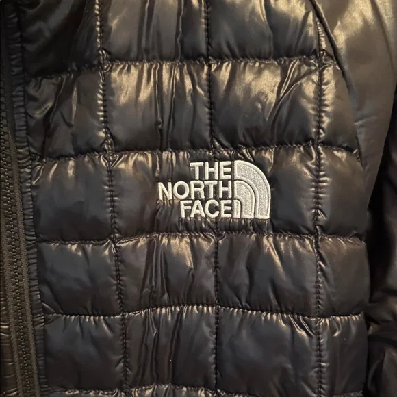 The North Face Men's Size L Quilted Black Puffer Jacket - Picture 3 of 7